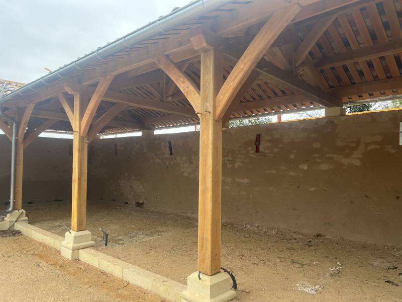 Charpente en Pin Douglas dans le Gard