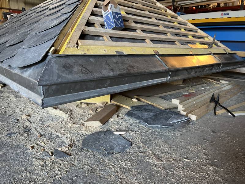 Réfection d'une toiture en Ardoise naturelle à Nîmes dans le Gard