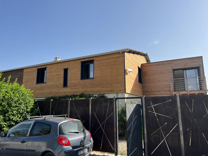 Réalisation d'une extension en ossature bois à Nîmes dans le Gard