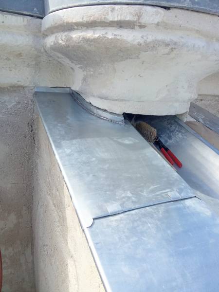 Zinguerie toiture monument historique