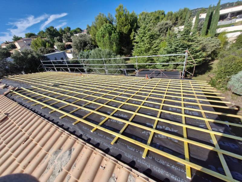 Ecran de sous toiture à Nîmes dans le Gard