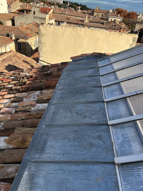 Toiture à joint debout en Zinc à Nîmes