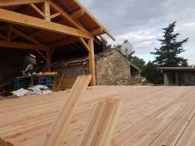 Notre zone d'activité pour ce service Réalisation de charpente traditionnelle pour château à